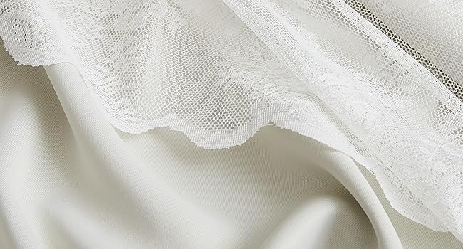 lace sheer blackout curtain set