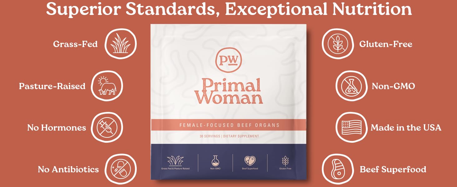  Primal Woman Female-Focused Beef Organs Superfood