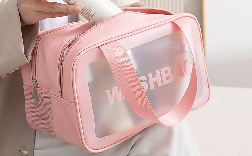 DAPOWER Travel Toiletry Bag for Women and Men, Matte