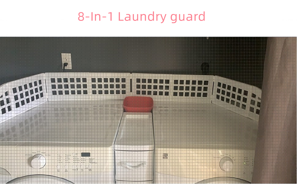 ehsyxslx 8in1 Laundry Guard Laundry Fence Fits Most
