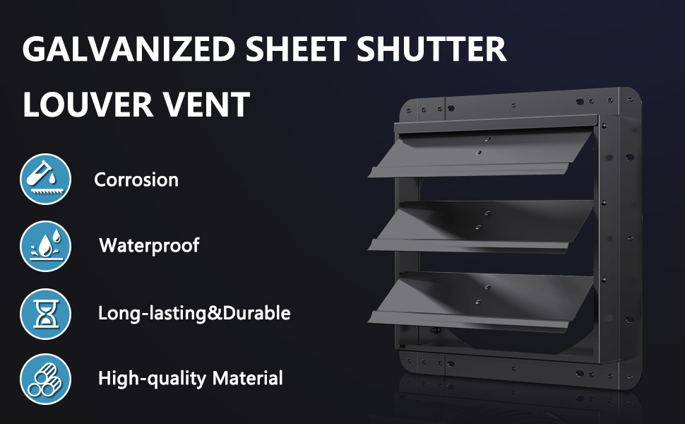 shutter louver vent