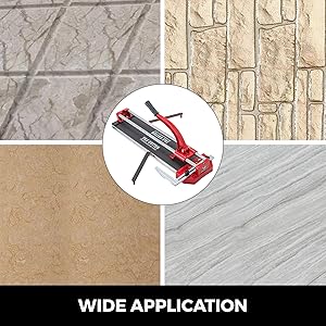 VEVOR Coupe-Carrelage 800 Mm Doubles Rails Et Supports Coupe-carreaux Manuel Capuchon Outils Manuels Pour Couper Les Carreaux Avec Precision 16 Coupe-carreaux de 800 mm