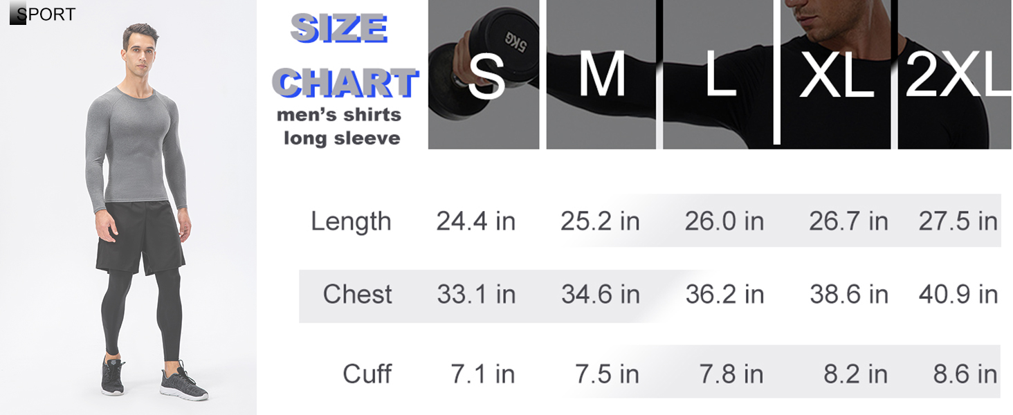 shirts size