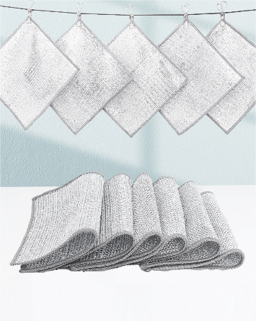 Wire Dishwashing Rags for Wet