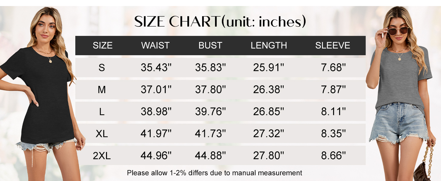 YGOODM Damen 3er Pack Kurzarm Sommer T-Shirts Basic Rundhalsausschnitt D4089949 D004 4a2b 959b 2cd4d8e38162. CR0,0,1464,600 PT0 SX1464 V1