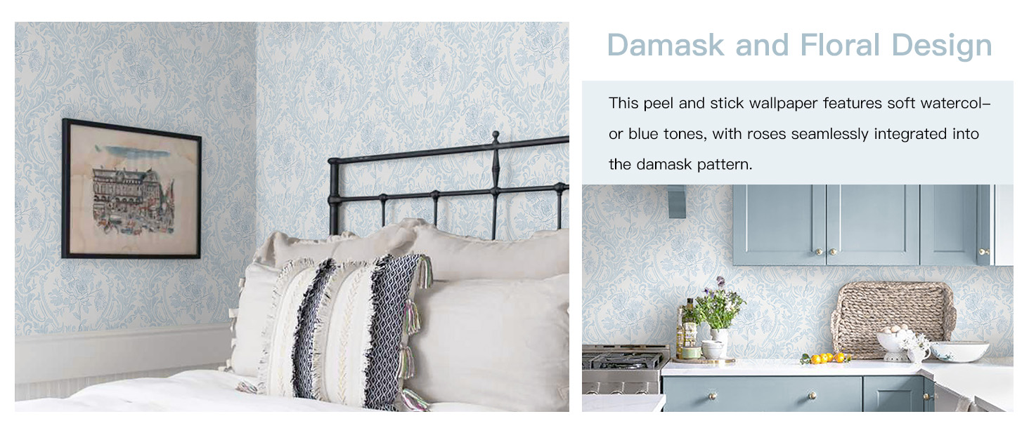 blue wallpaper floral wallpaper peel and stick damask wallpaper blue contact paper