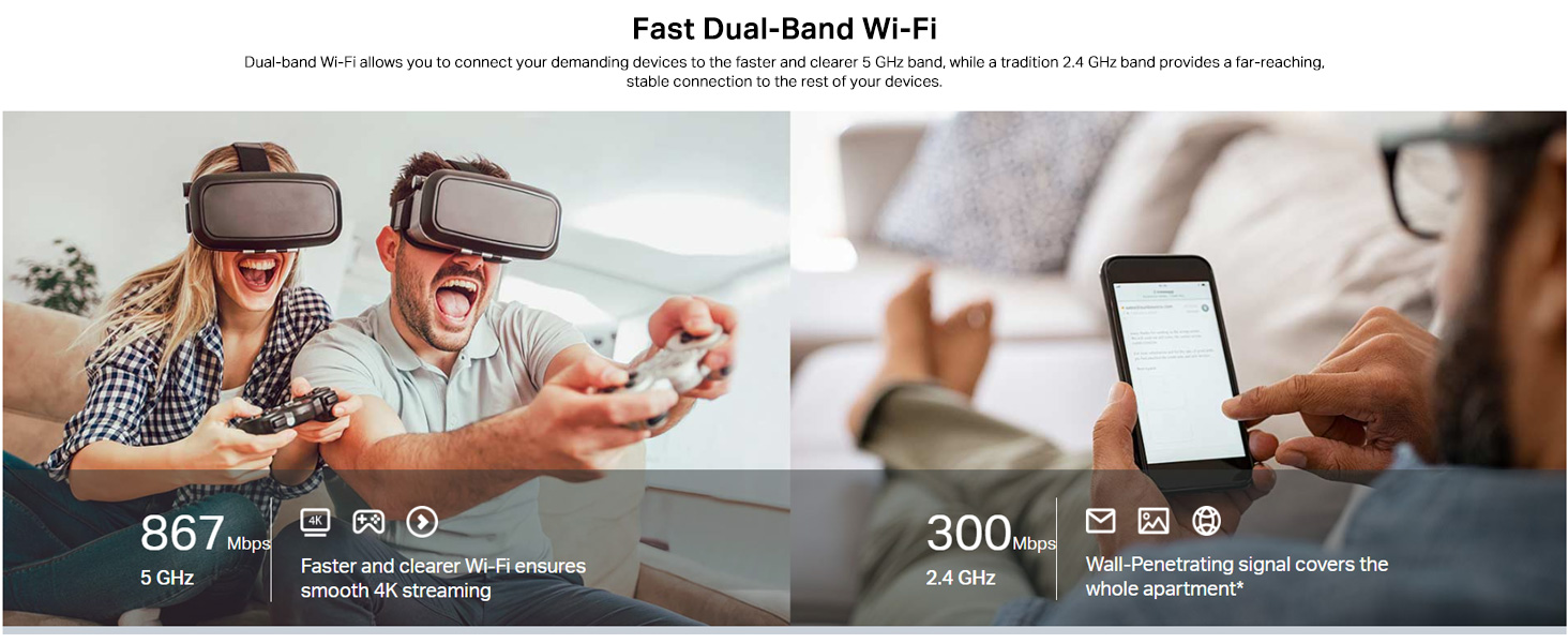 Archer C54 AC1200 Dual Band Wi-Fi Router