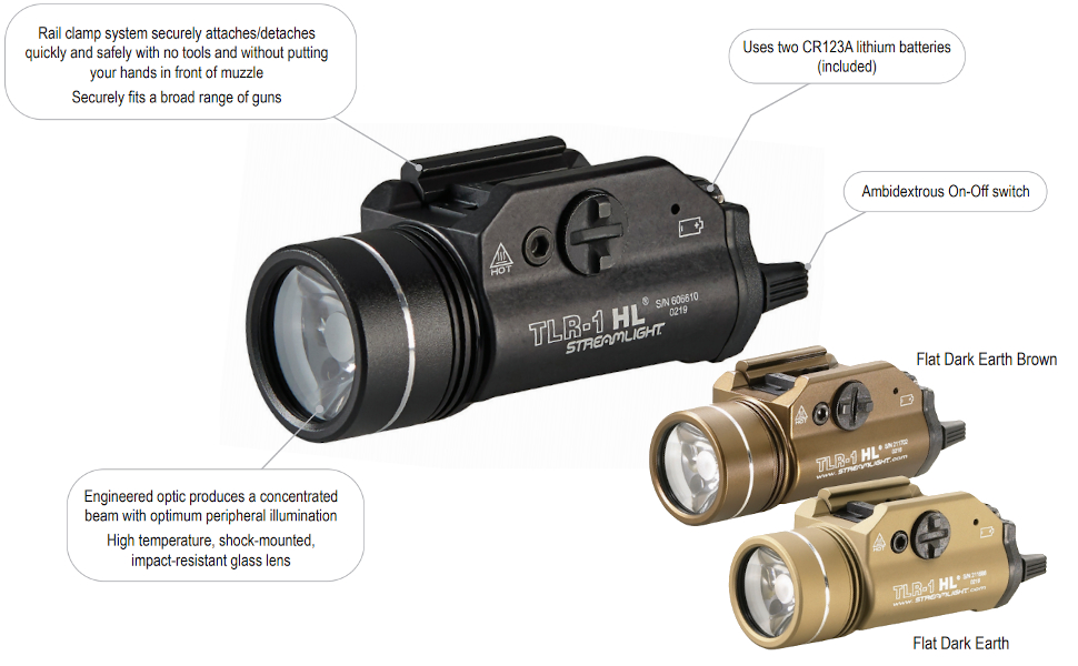 【海外品】STREAMLIGHT TLR-I HL 1000ルーメン 海外品】STREAMLIGHT TLR-I HL 1000ルーメン TLR-1 HL