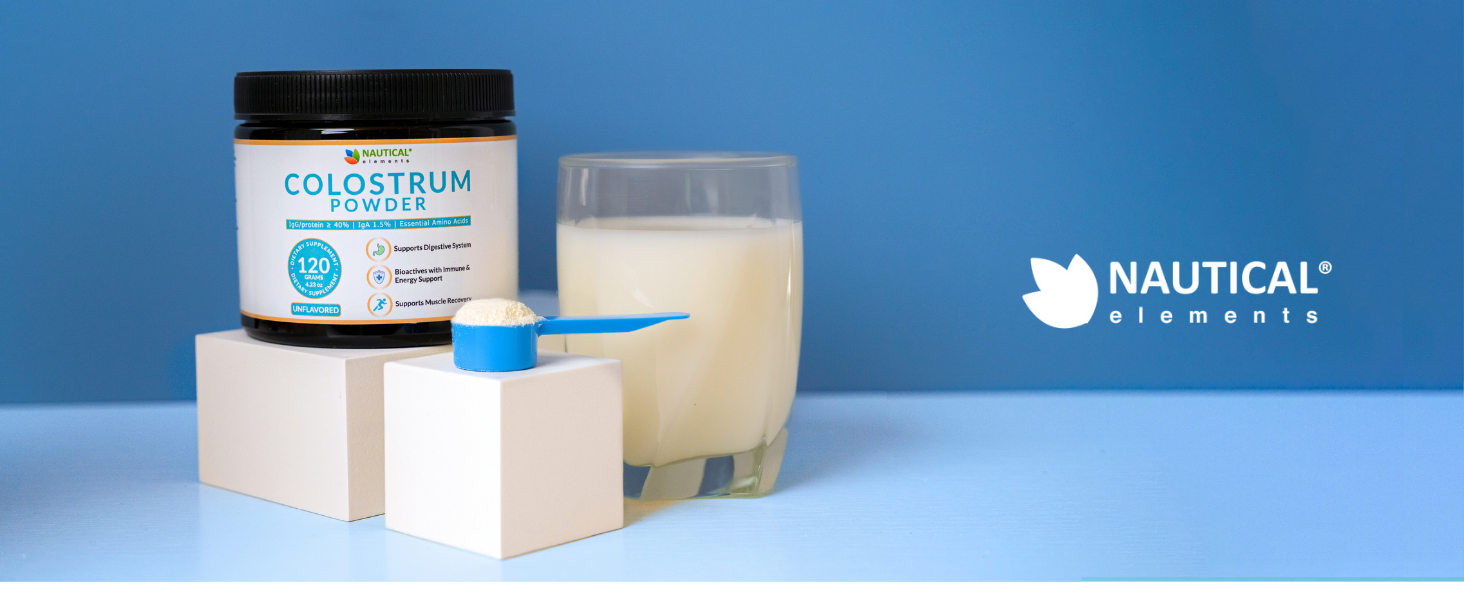 pure concentrated colostrum powder protein healthy immune muscle recovery gut bovine pasture raised