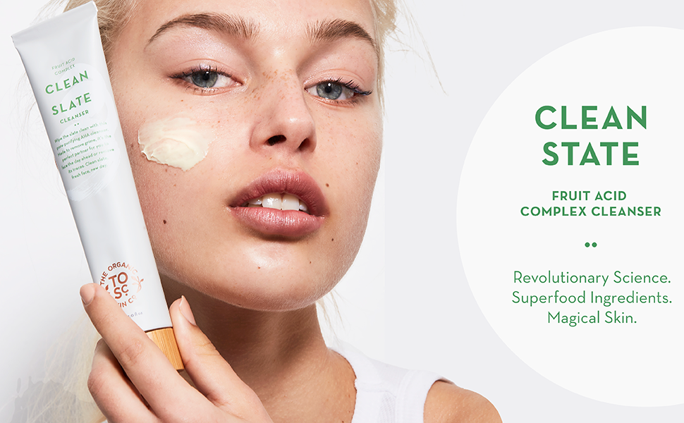 Facial Wash Clean Slate by The Organic Skin Co. Face