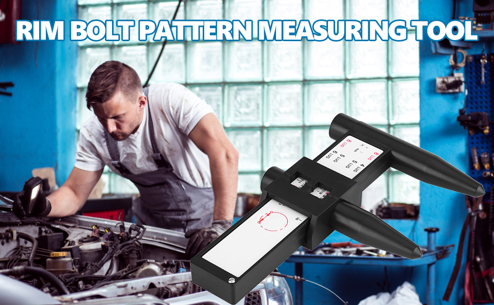 Rim Bolt Pattern Measuring Tool,Car Wheel Rim Bolt Pattern