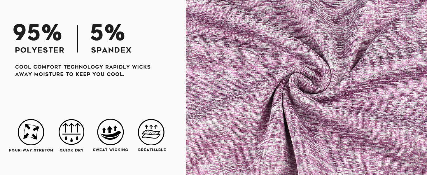 icyzone Workout Shirts Yoga Tops Activewear V-Neck T-Shirts for Women