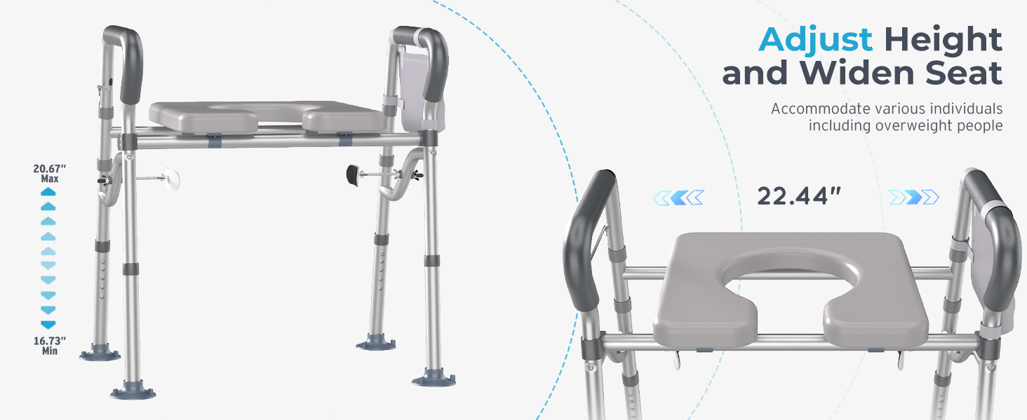 Adjust Height and Widen Seat