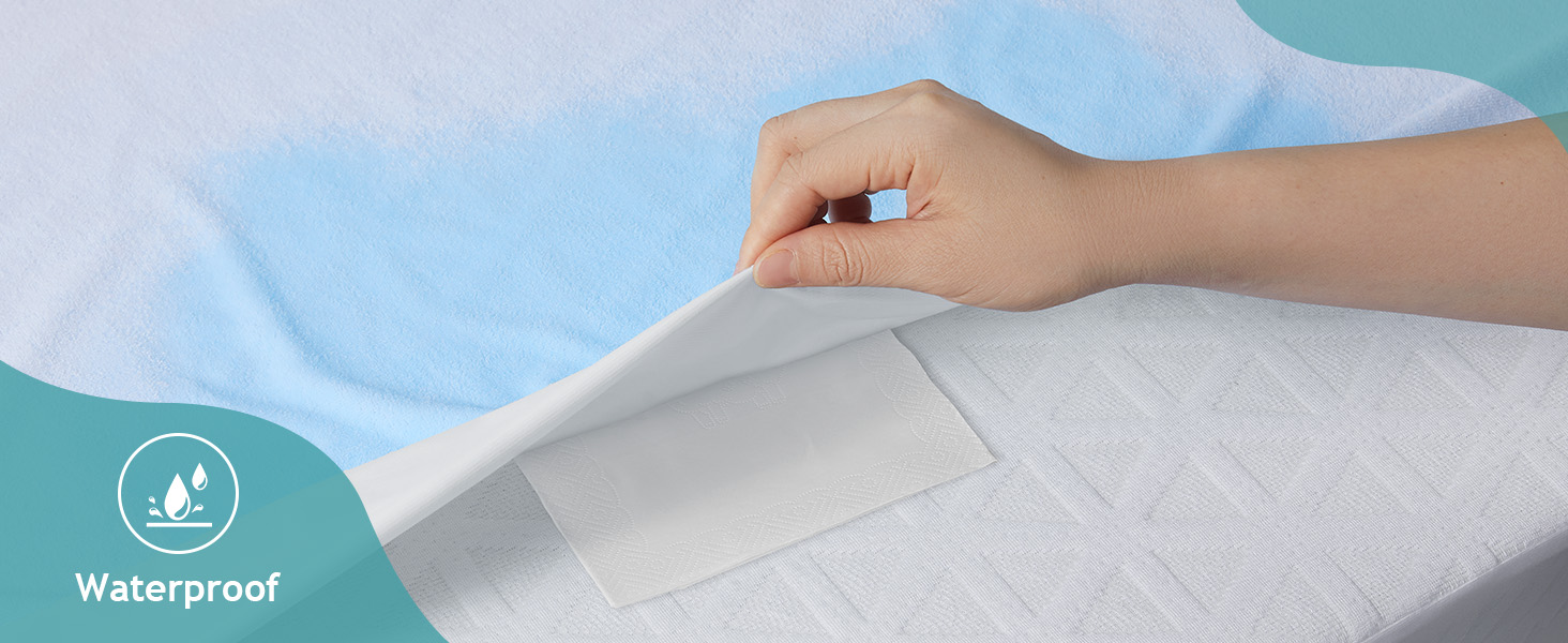 Ohgeni 100 Waterproof Mattress Protector, King Size