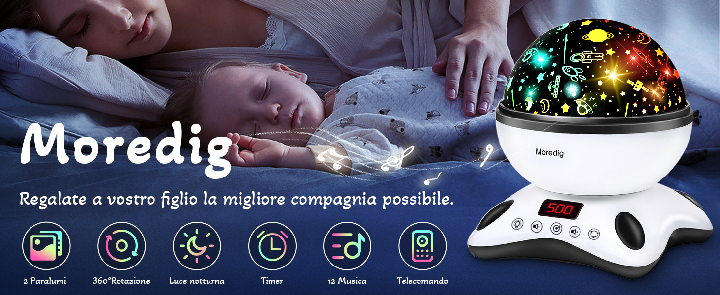 lampada proiettore bambini