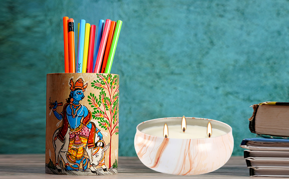 Citronella Candle Outdoor,12oz Summer Camping Large Candle