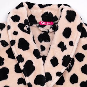 Barbie Womens Leopard Print Dressing Gown 