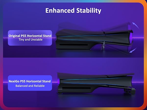 Amazon.com: NexiGo Horizontal Stand for New PS5 Slim and Pro