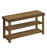 Amazon.com: SONGMICS Bamboo Shoe Bench, 3-Tier Shoe Rack Organizer
