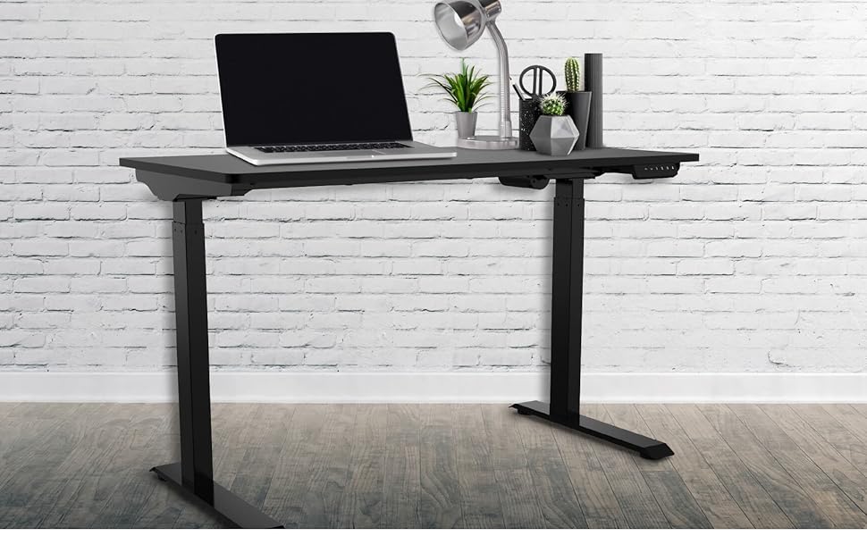 Monoprice WFH Single Motor Height Adjustable SitStand Desk Table with