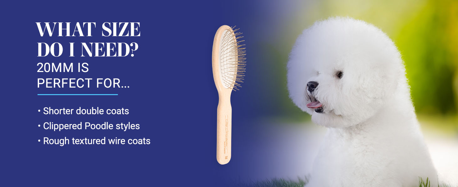 Chris Christensen Original Oval Pin Series - which size pins do I need for my dog?