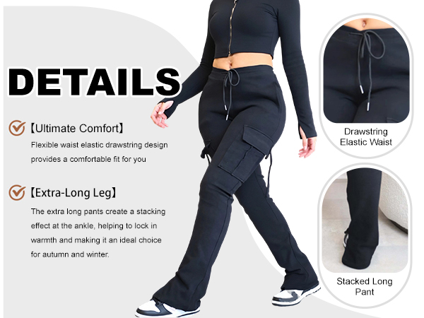 Amazon.com: DINGANG Casual Drawstring Cargo Sweat Pants for