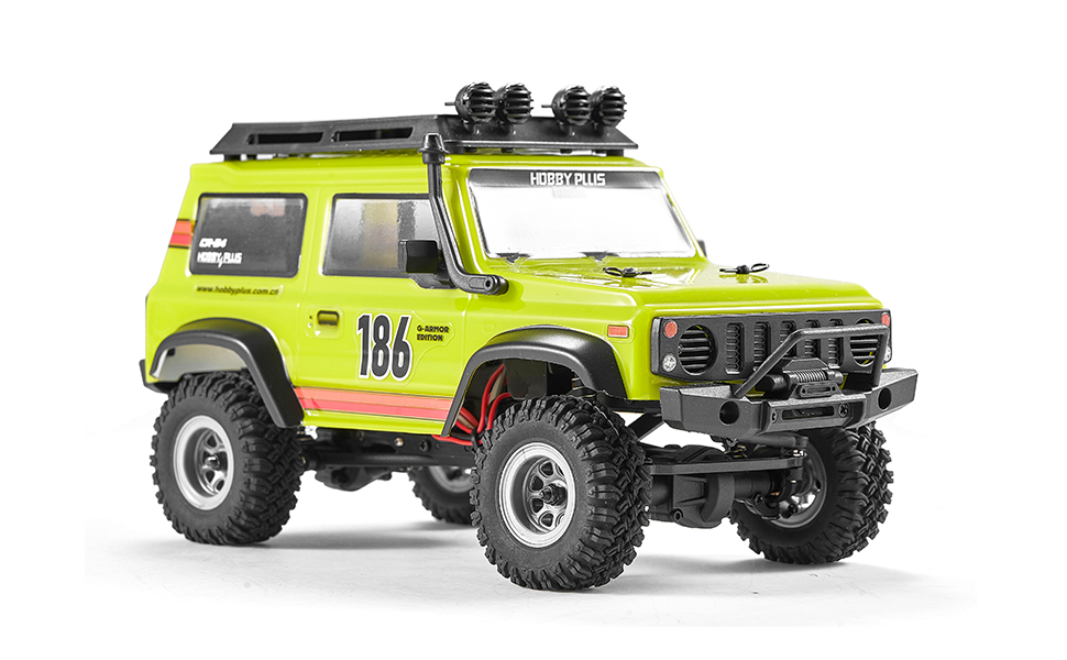 Amazon.co.jp: wheelfun 1:24 4X4 4WD RC ロッククローラー 車