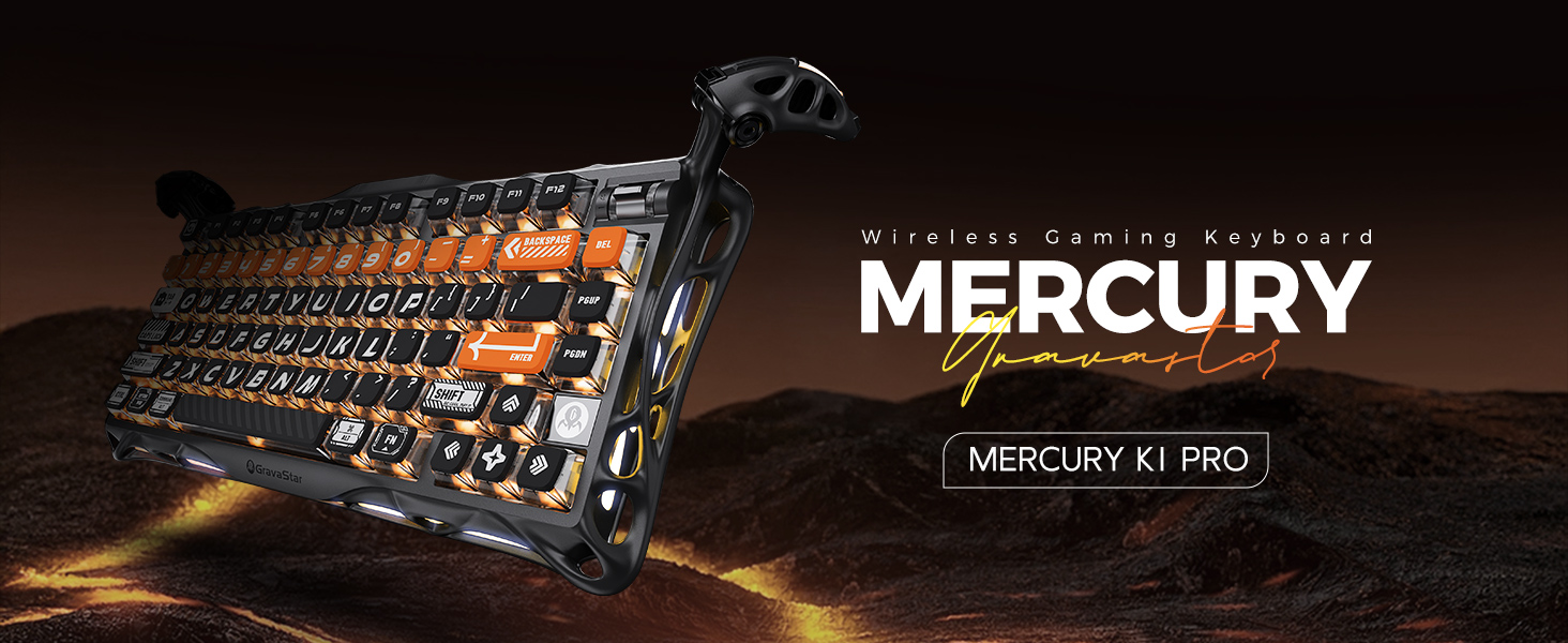 Wireless Gaming Keyboard MERCURY K1 PRO