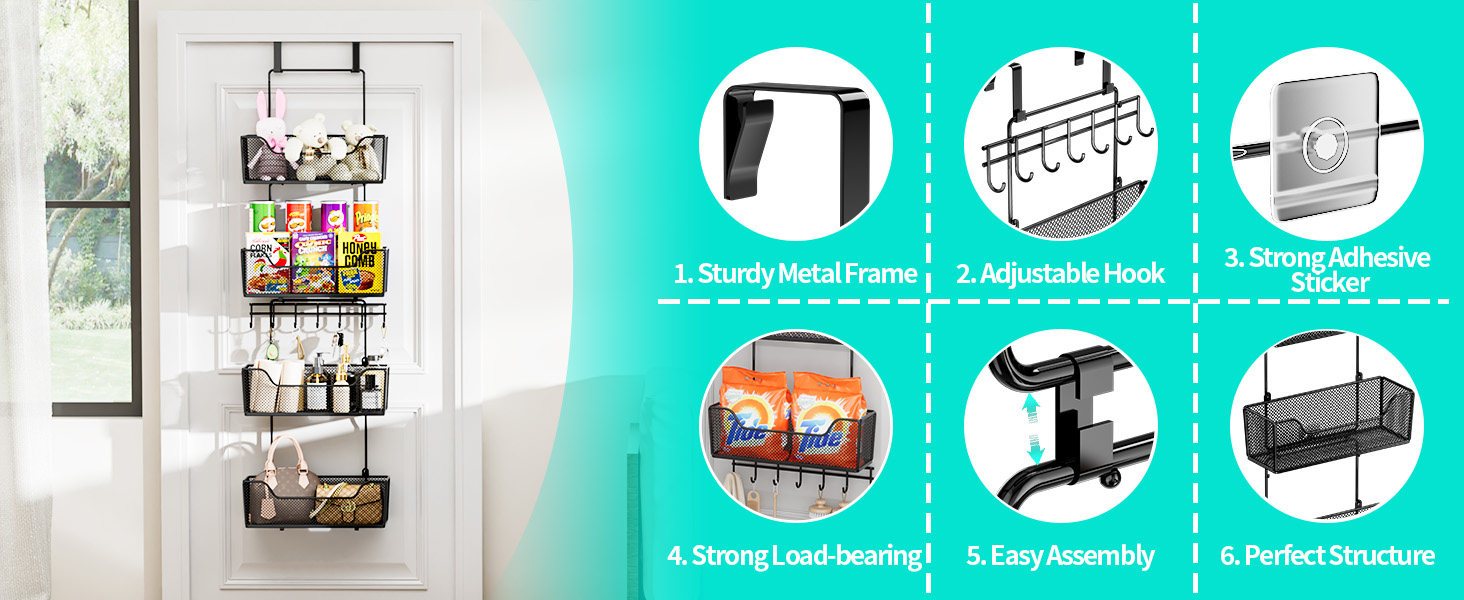 over door spice rack