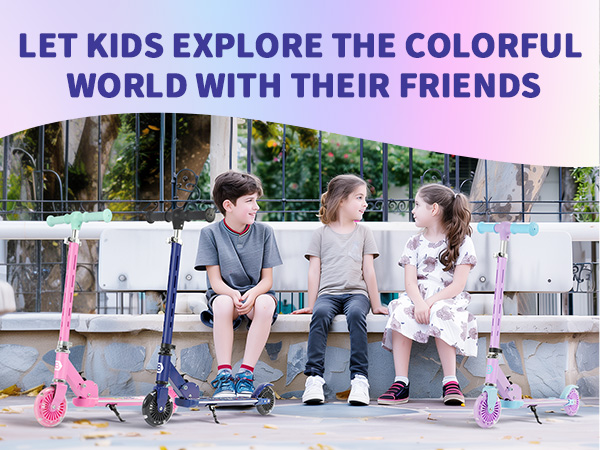 LET KIDS EXPLORE THE COLORFUL WORLD WITH THEIR FRIENDS