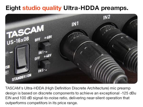 TASCAM US-16x08 USBオーディオインターフェース　ジャンク TASCAM US-16x08 USB Audio Interface | Music & Arts