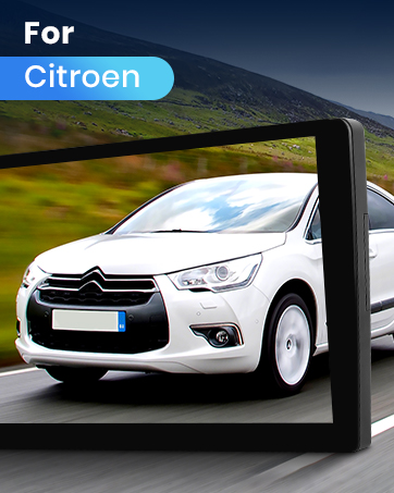 une voiture sur la route avec une tablette