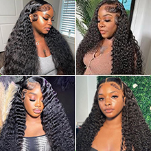 13x6 Deep Wave Lace Front Wigs Human Hair Wigs