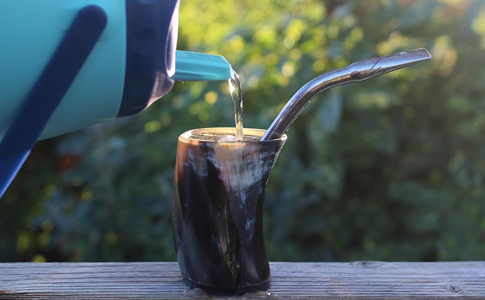 large thermal flask for terere, yerba mate, paraguayan flask