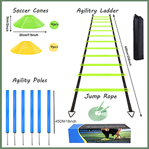 agility poles soccer