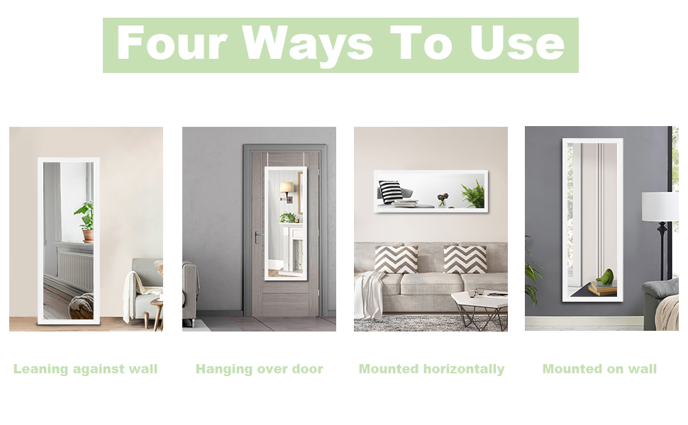 MAYEERTY Over The Door Mirror Door Mirror Full Length