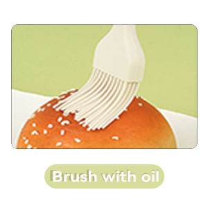 brush with oil