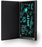 LCD Writing Tablet, Portable Erasable 6.5 Inch Full Screen Digital Notepad, Reuseable Electronic ...