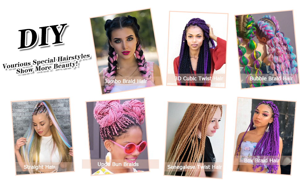 Jumbo Braiding Hair Extensions