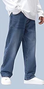 Men Jeans || Wide leg jeans for men || Loose jeans for men || Baggy Jeans for Men