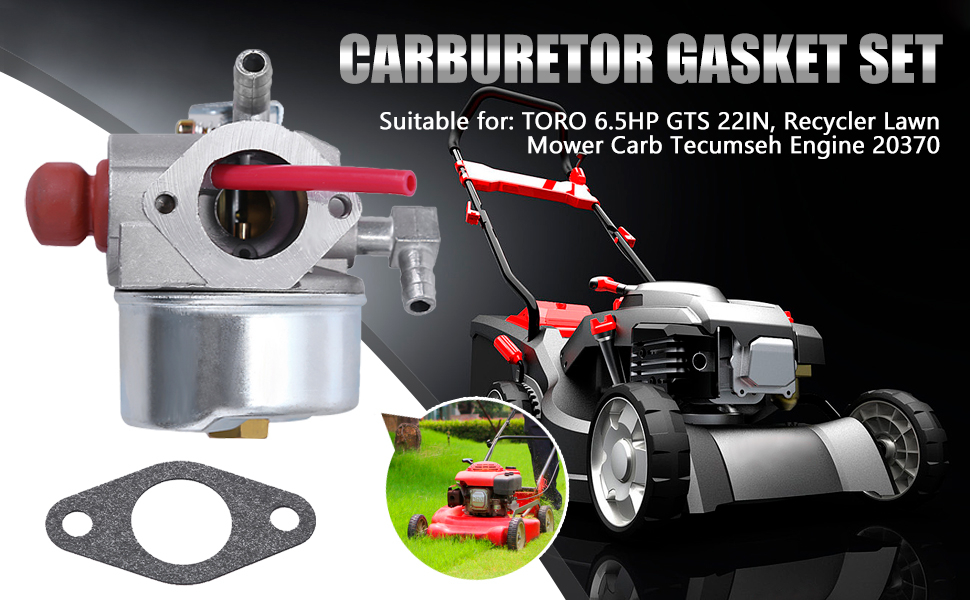 New Carburetor Fit TORO 6.5HP GTS 22Inch Recycler Lawn Mower Carb