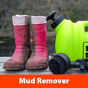 Remove Mud From Boots, Shoes, Kids Feet and Shoes While on the Go!