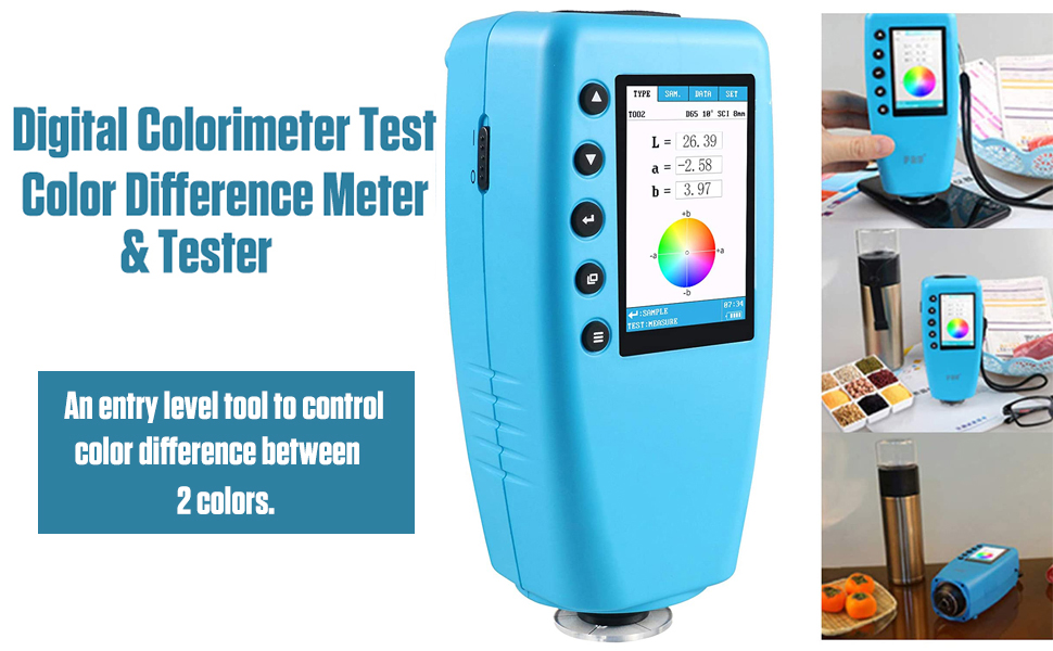 Angchun Handheld Colorimeter Precise Portable Color