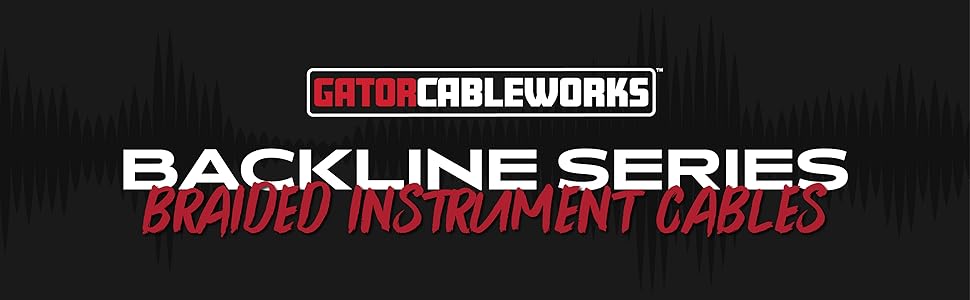 Backline Braided Instrument Cables Banner