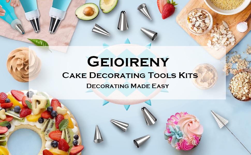 price Geioireny Piping Bags and Tips Set Kit Decorating