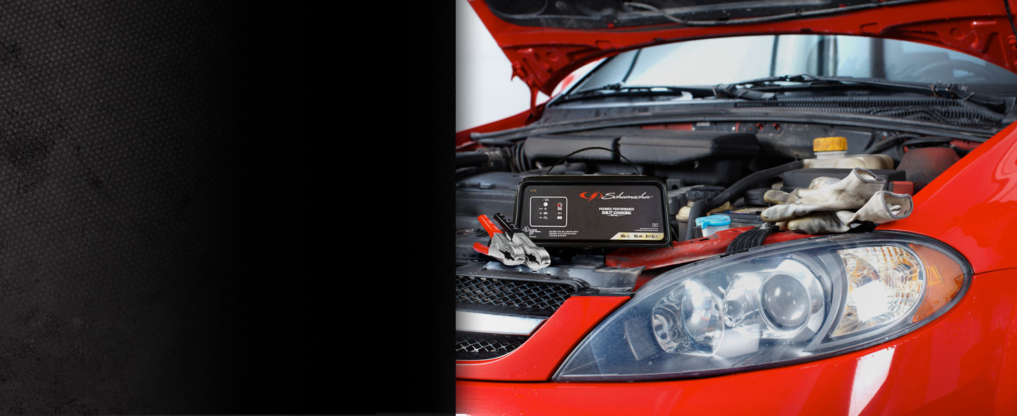 Schumacher SC1361 Fully Automatic Battery Charger, Maintainer, and Starter
