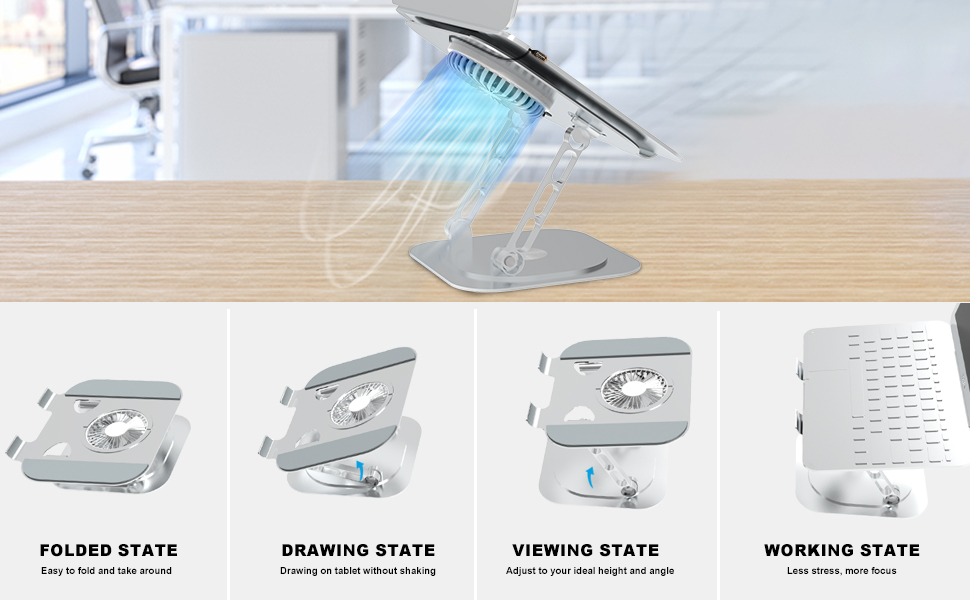 laptop cooling stand laptop stand for desk adjustable foldable laptop stand laptop stand with fan