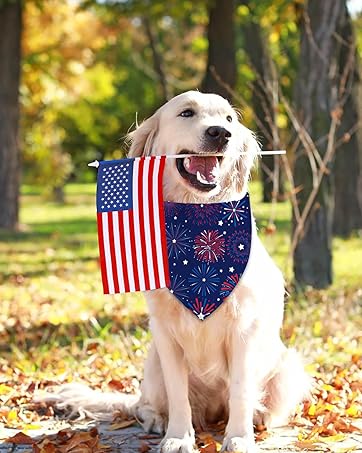 Independence Day Dog Bandanas