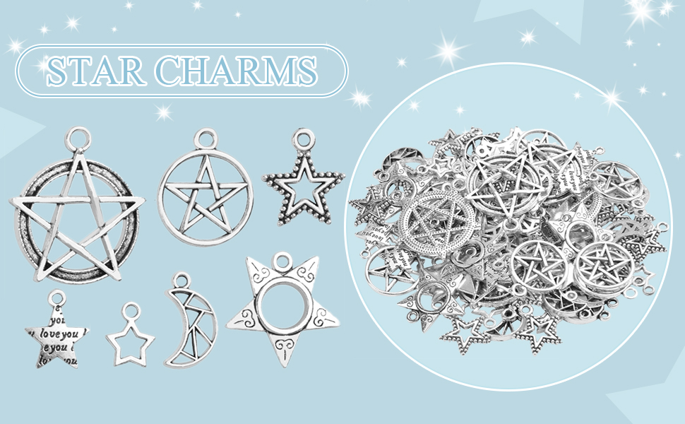 star charms for crafts
