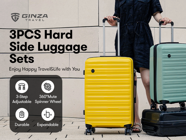 Amazon.com | GinzaTravel 28 Inch Large Luggage with Spinner Wheels